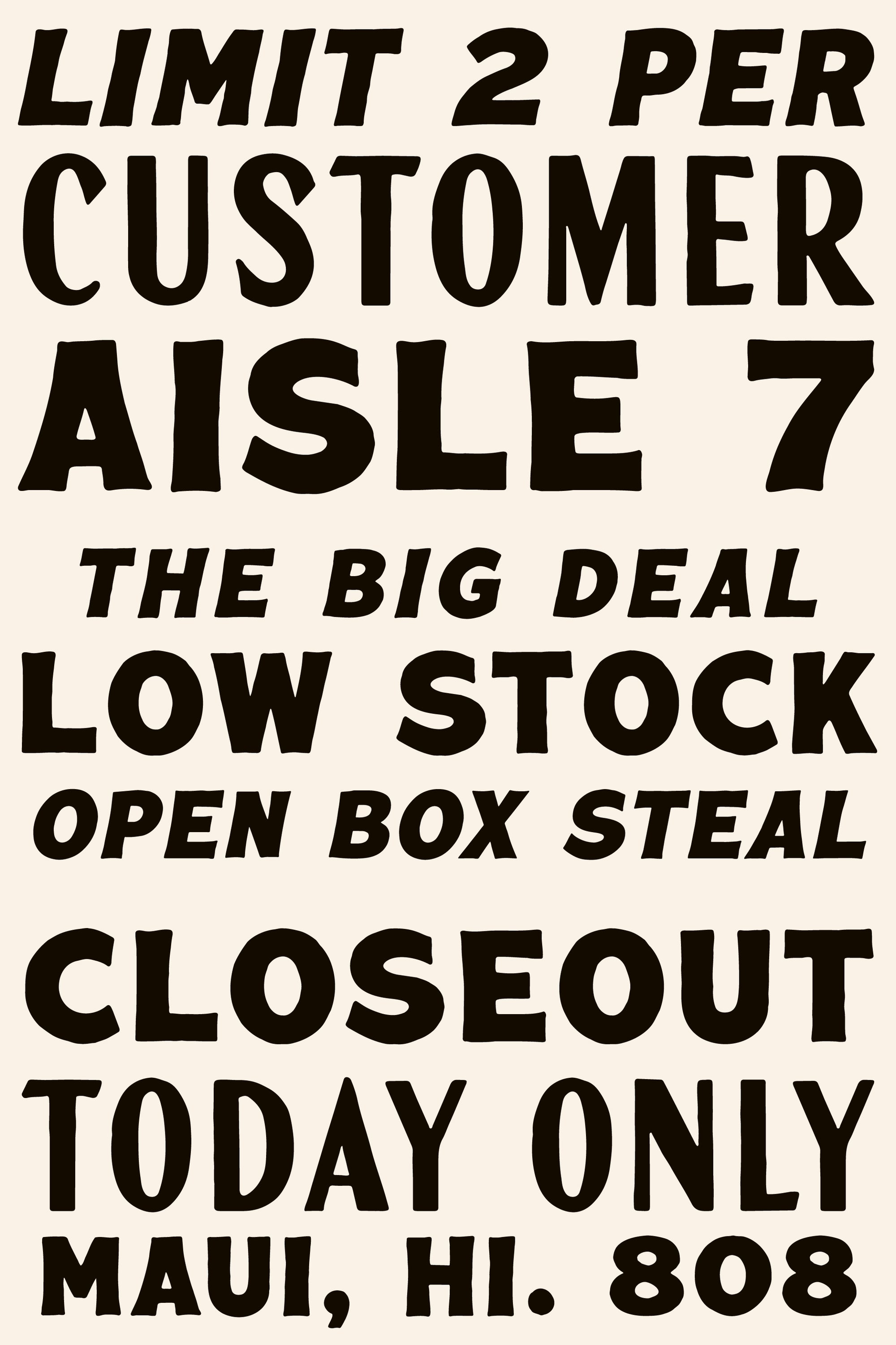 Closeout