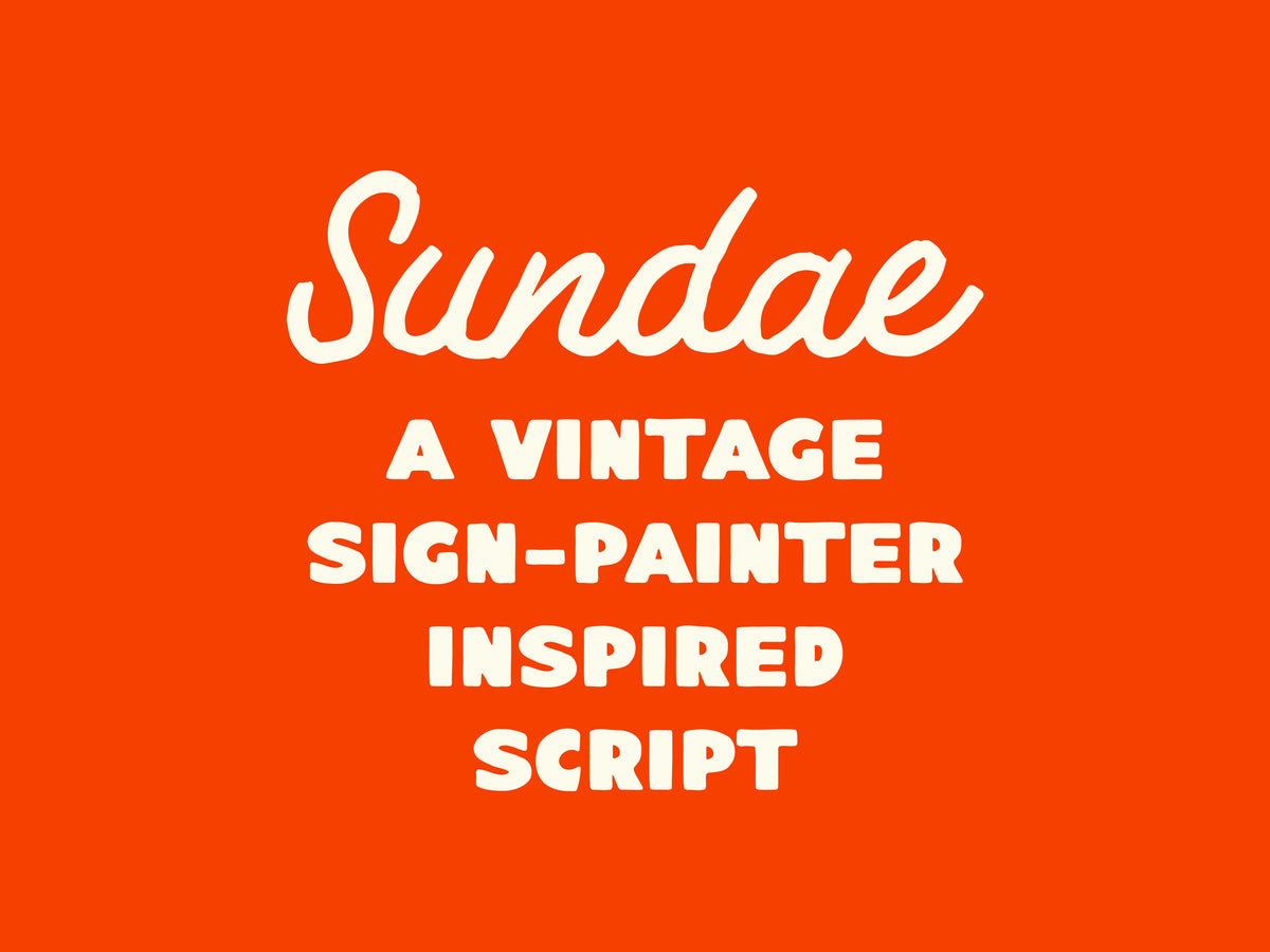 Sundae Lettering Sundae – Taylor Penton