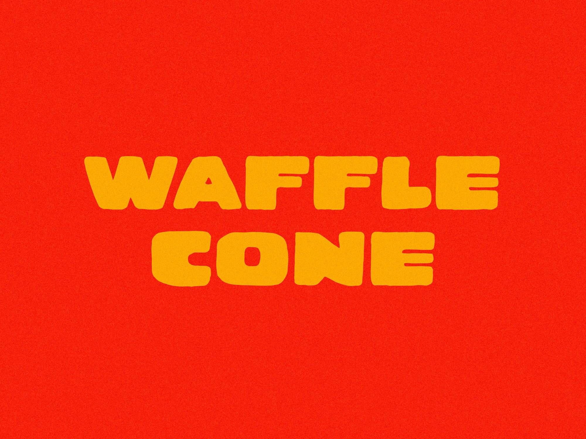 Waffle Cone
